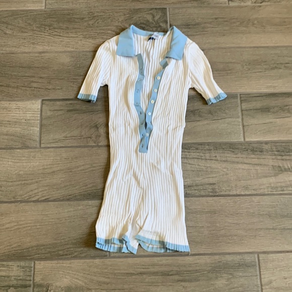 Aya muse color trip ribbed romper - Picture 4 of 8